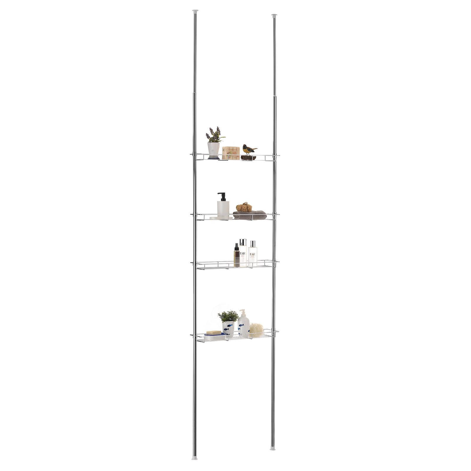 DUSCHREGAL PAULA - Chromfarben, Metall (59/250/16cm) - IDIMEX