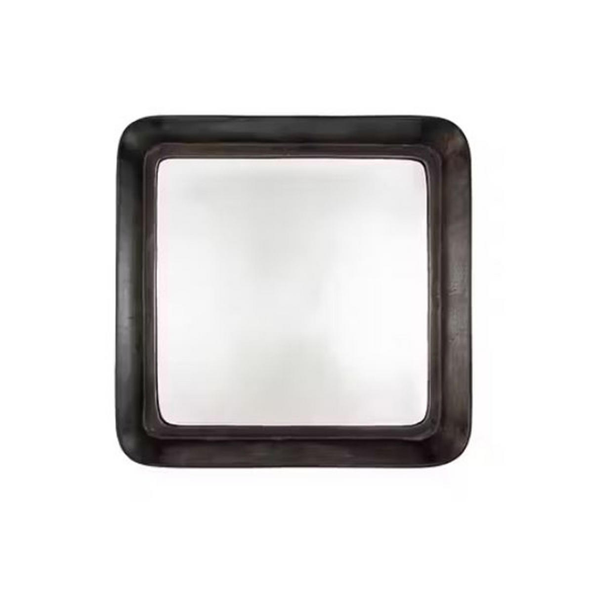 WANDSPIEGEL Smile 69 x 69 cm, Bronze, Metall - Bronzefarben, Metall (69/69/10cm) - Light & Living