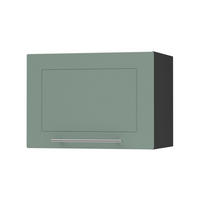 KLAPPHÄNGESCHRANK Kvantum W4B/45 Mint Matt / Schwarz Matt 45 / 32,5 / 36cm - Schwarz/Mintgrün, Holz/Holzwerkstoff (45/36/32.5cm) - Feldmann-Wohnen