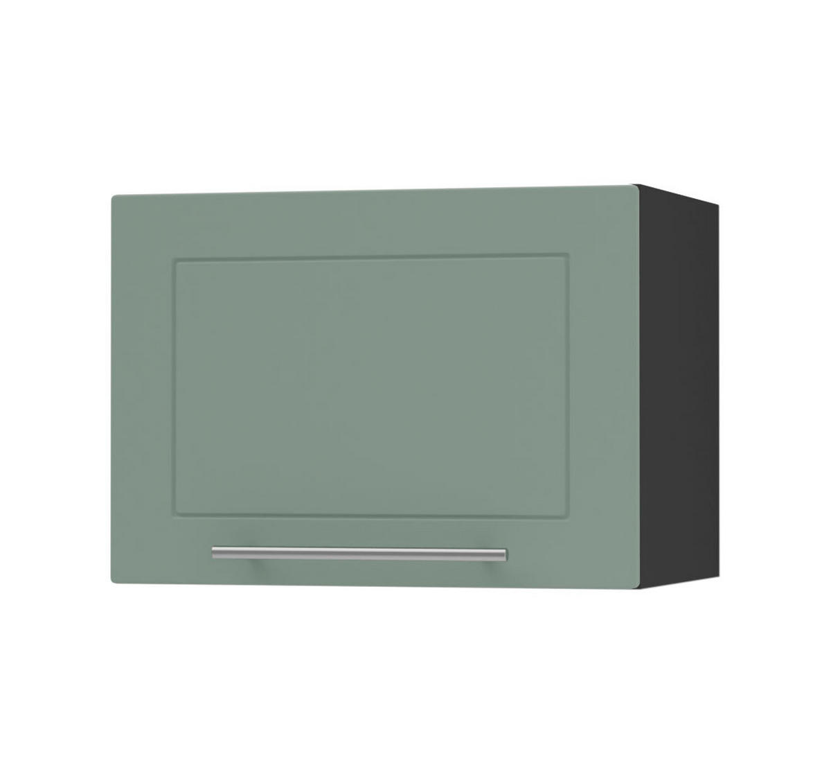 KLAPPHÄNGESCHRANK Kvantum W4B/45 Mint Matt / Schwarz Matt 45 / 32,5 / 36cm - Schwarz/Mintgrün, Holz/Holzwerkstoff (45/36/32.5cm) - Feldmann-Wohnen