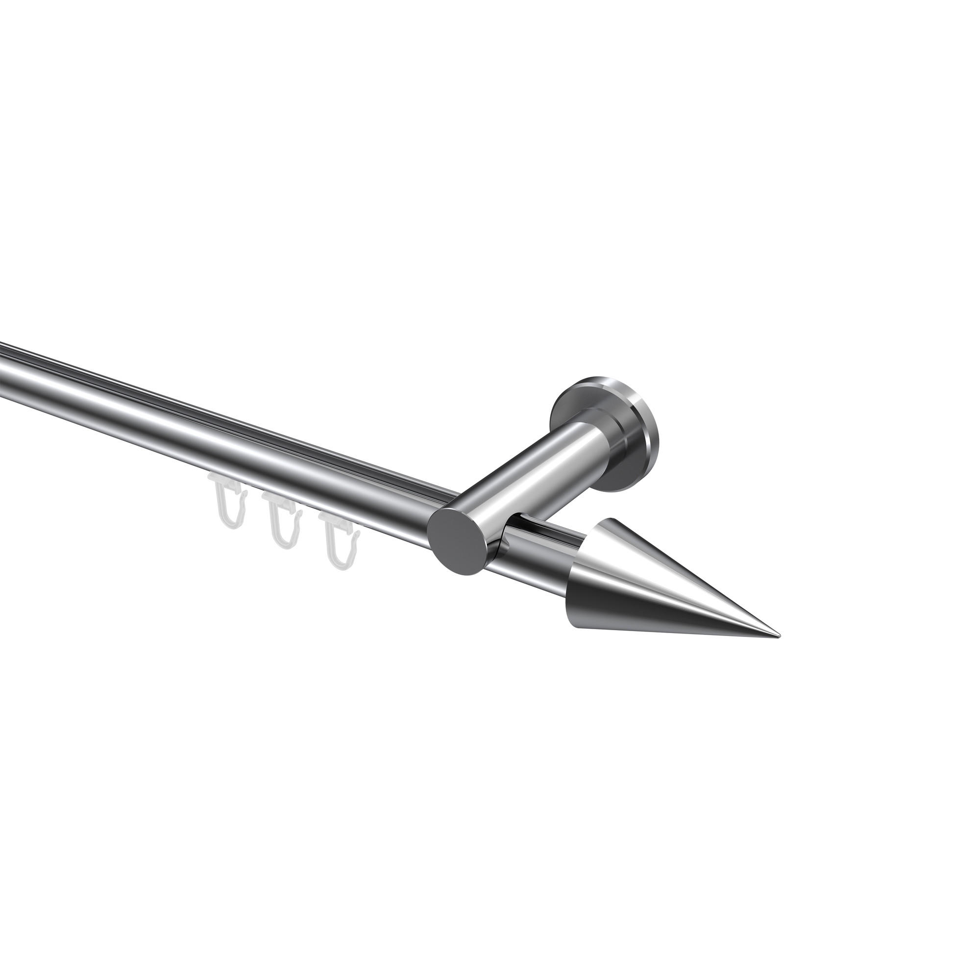 Interdeco Gardinenstange Chrom 480 cm