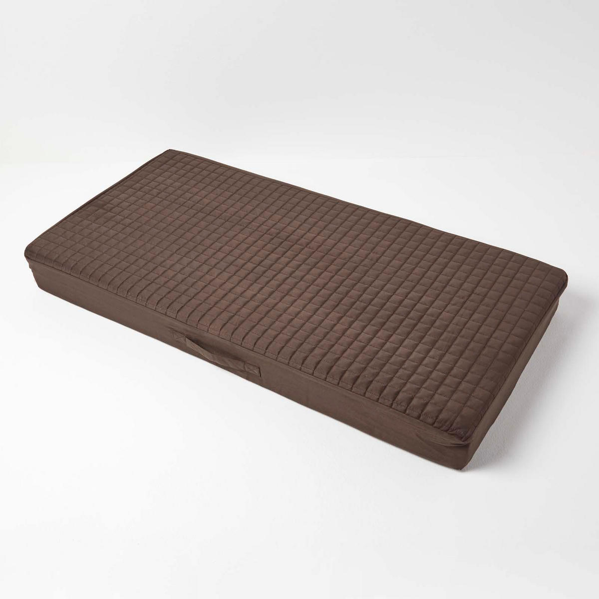 SOFA-AUFLAGE braun 100/50/10 cm – Velours-Sitzkissen orthopädisch - Braun, Textil (100/50/10cm) - Homescapes