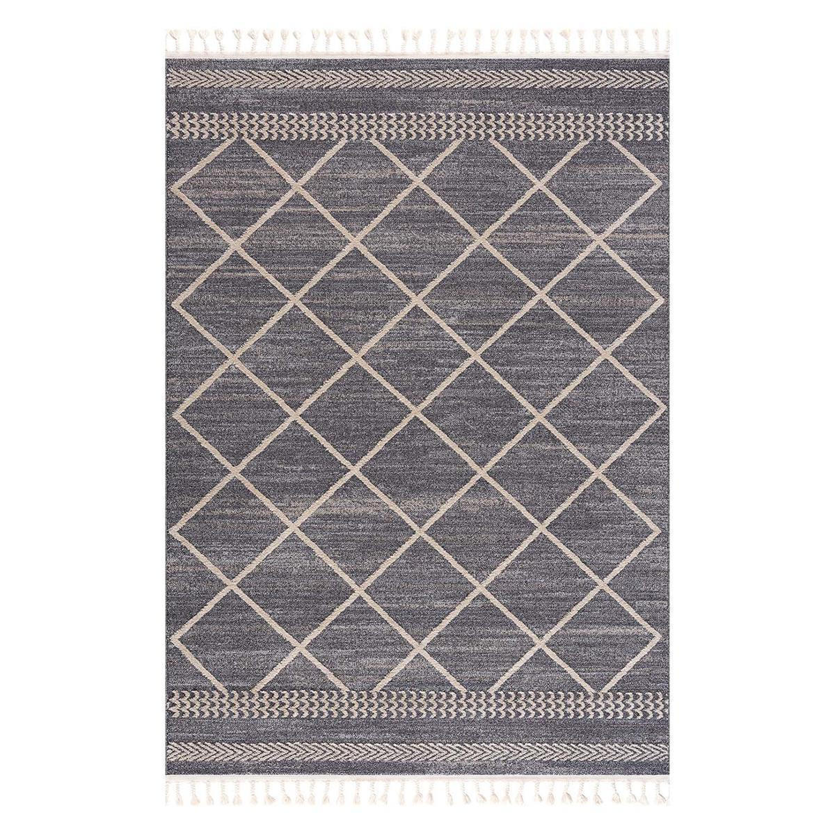 KURZFLOR-TEPPICH Art 2645 Grau 200x290 cm - Grau, Textil (200/290cm) - carpet city