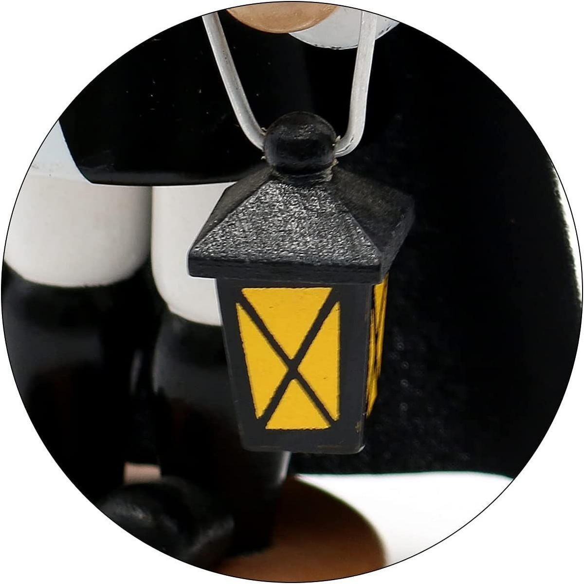 RAUCHFIGUR Bergmann mit Umhang u. Erzbrett 9/6/17 cm - Schwarz, Holz (6/17/9cm) - Dekoteam24