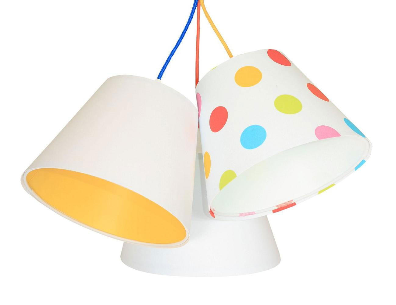 HÄNGELEUCHTE Weiß 26/19 cm - Gelb, Kunststoff (26/0.8/19cm) - ONZENO