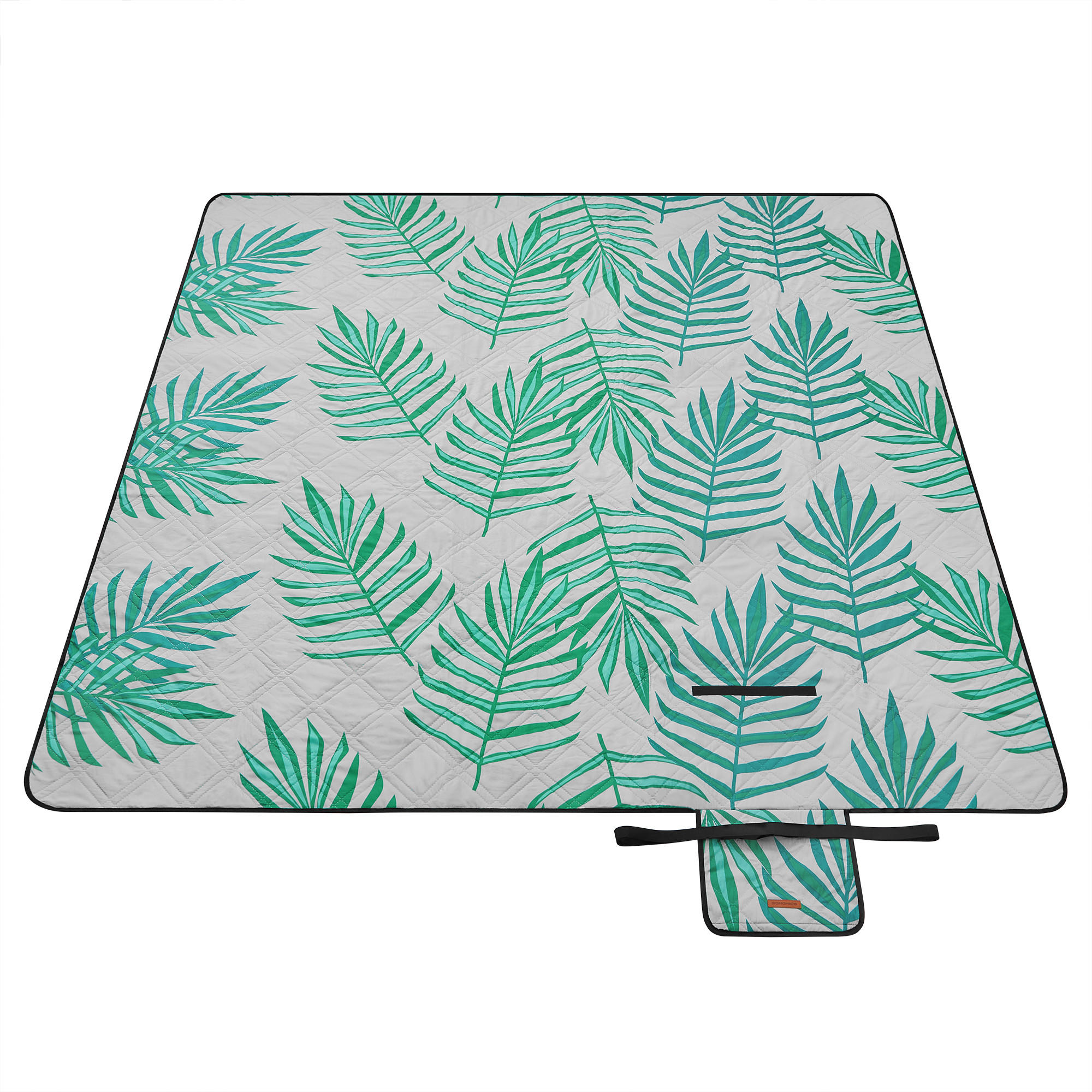 PICKNICKDECKE Tommy - Grau, Textil (200/200cm) - SONGMICS