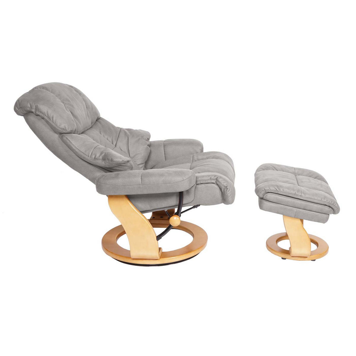 RELAXSESSEL XXL Hellgrau - Hellgrau, Textil (97/112/88cm) - MCA