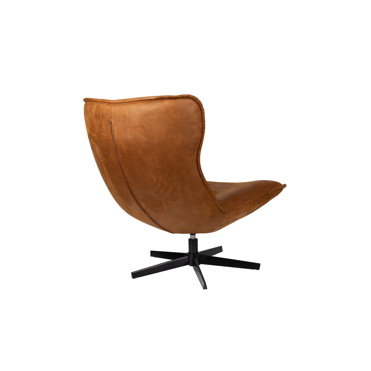 SESSEL John Cognac - Braun, Kunststoff (81/92/92cm) - Housecraft Living