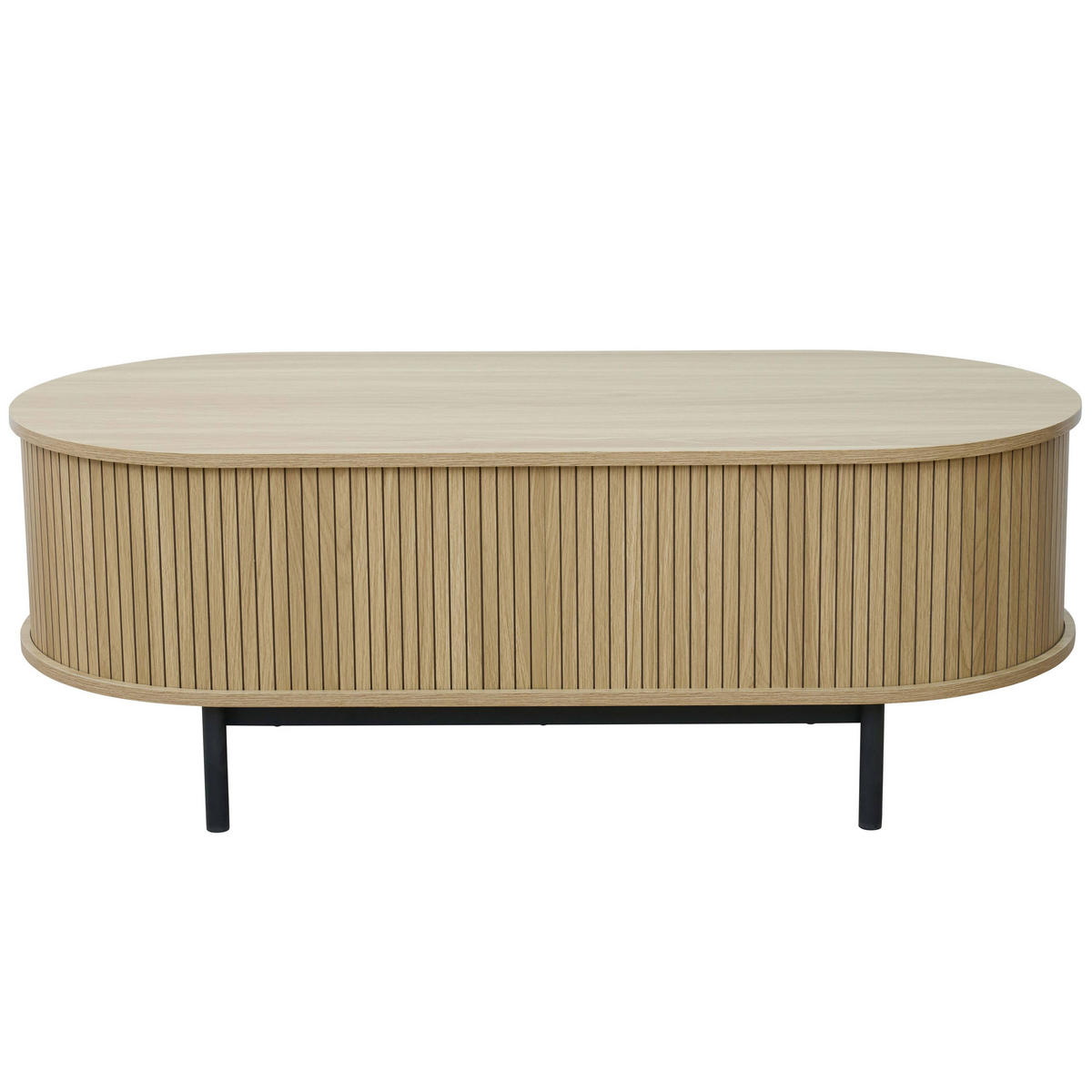 COUCHTISCH, Beigefarbe - Beige, Holz/Holzwerkstoff (55/120/42.5cm) - Oviala
