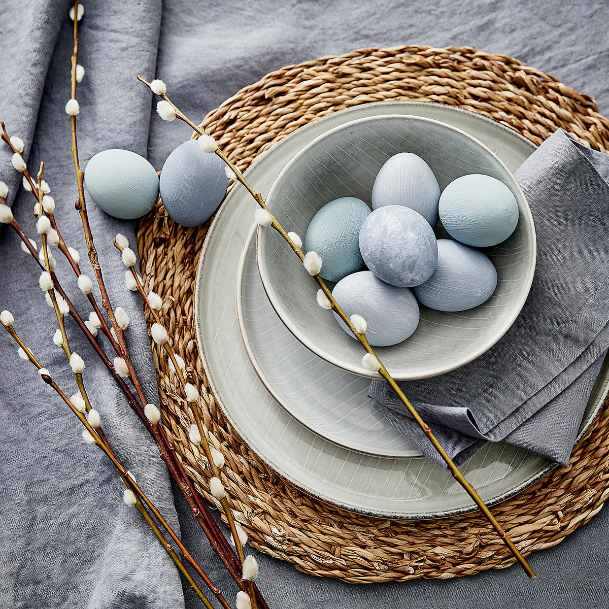 TISCHSET (10er Set) Sea Braid - Beige, Naturmaterialien (37/37cm) - BUTLERS