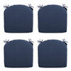 SITZKISSEN Basic 46/48 cm 4er-Set - Blau, Textil (48/4/46cm) - Madison