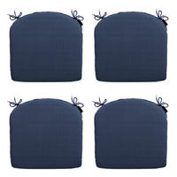SITZKISSEN Basic 46/48 cm 4er-Set - Blau, Textil (48/4/46cm) - Madison