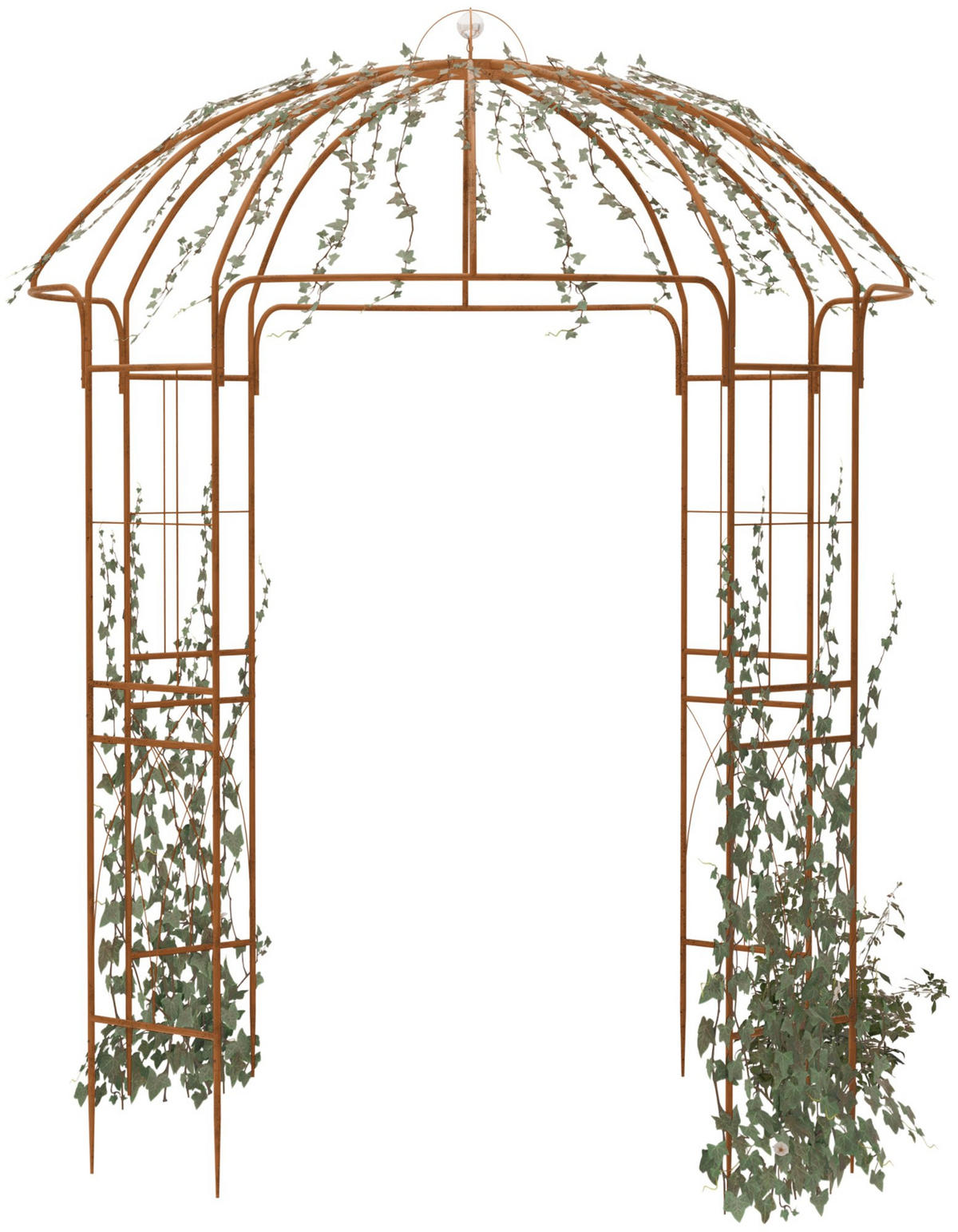 PAVILLON 200/200/270 cm Metall Braun - Braun, Metall (200/270/200cm) - CLP