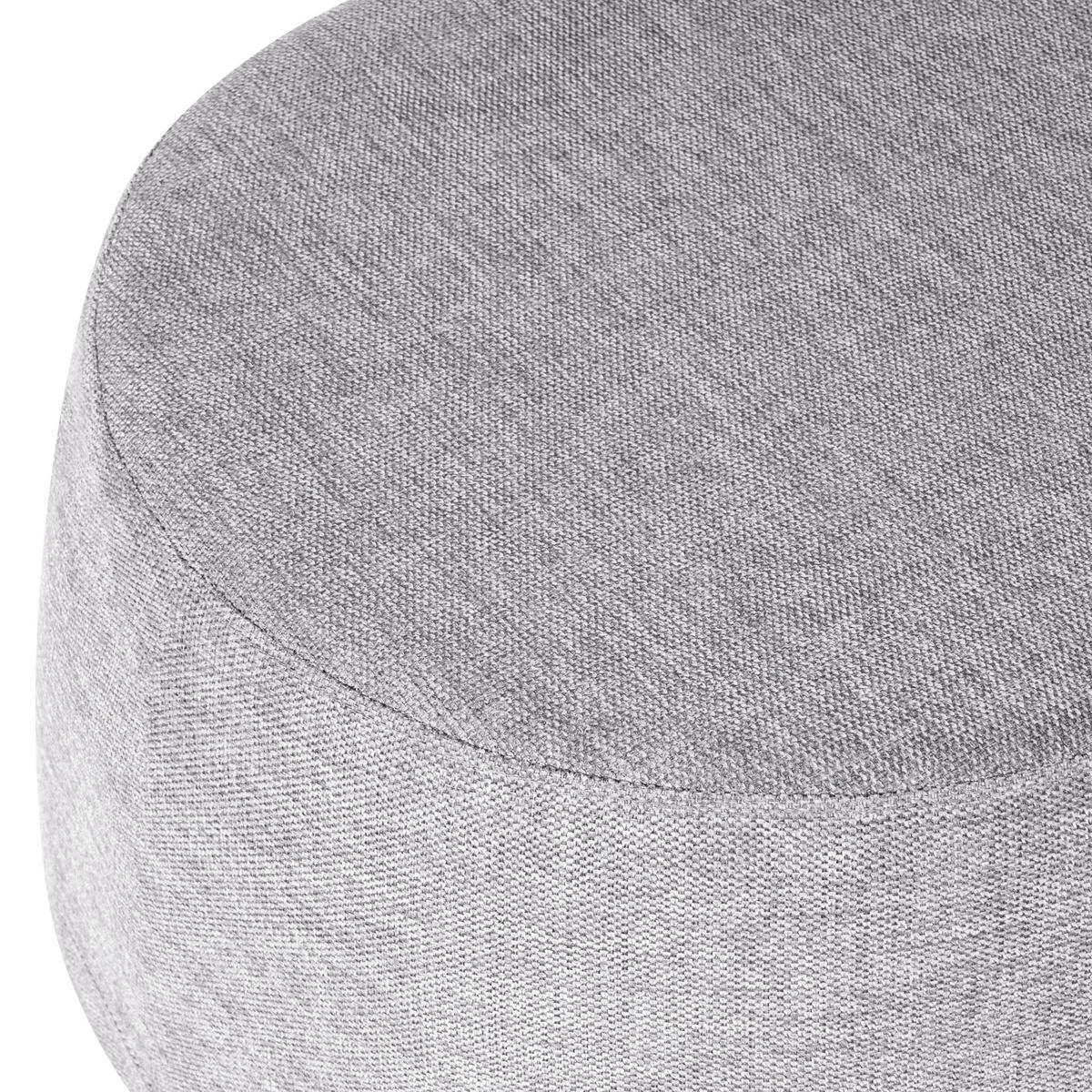 POLSTERBANK Hellgrau Ashton - Hellgrau, Textil (100/44/60cm) - Beliani