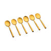 LÖFFEL 6er-Set Nils - Gold - Goldfarben, Metall - Björn