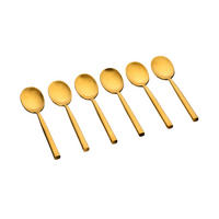 LÖFFEL 6er-Set Nils - Gold - Goldfarben, Metall - Björn
