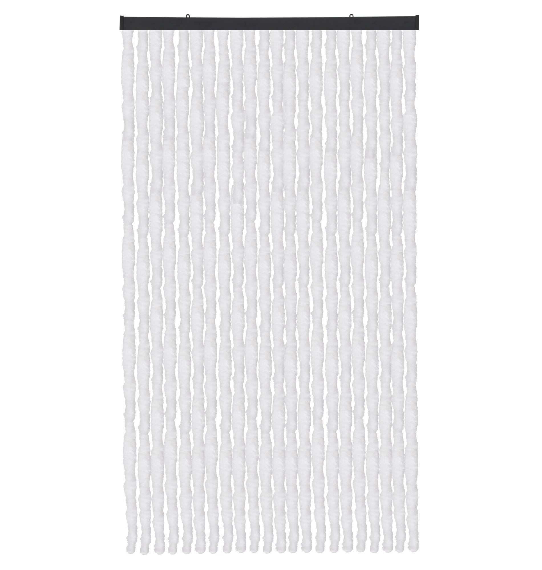 FLAUSCHVORHANG (100x220 cm) Türvorhang in "Weiß" - Weiß, Kunststoff (100/2/220cm) - Arsvita