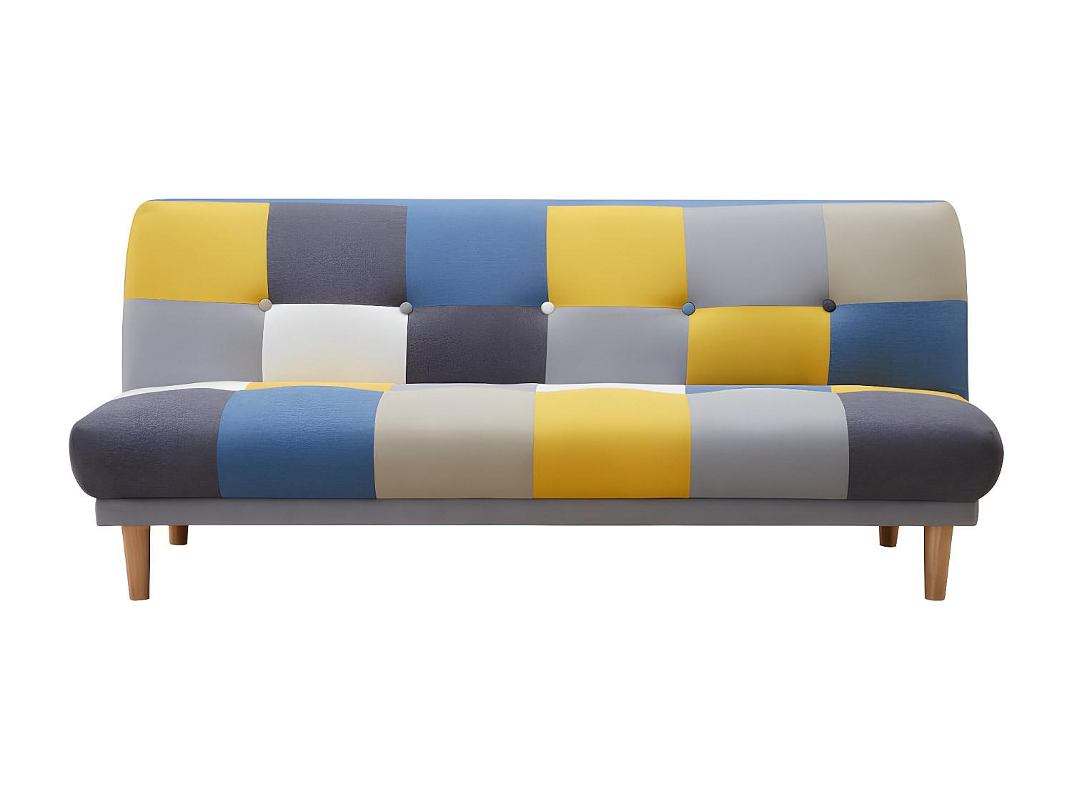 SCHLAFSOFA - 3 Personen - Stoff - Mehrfarbig - - Multicolor, Textil (178/74/98cm) - Vente-Unique