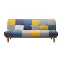 SCHLAFSOFA - 3 Personen - Stoff - Mehrfarbig - - Multicolor, Textil (178/74/98cm) - Vente-Unique