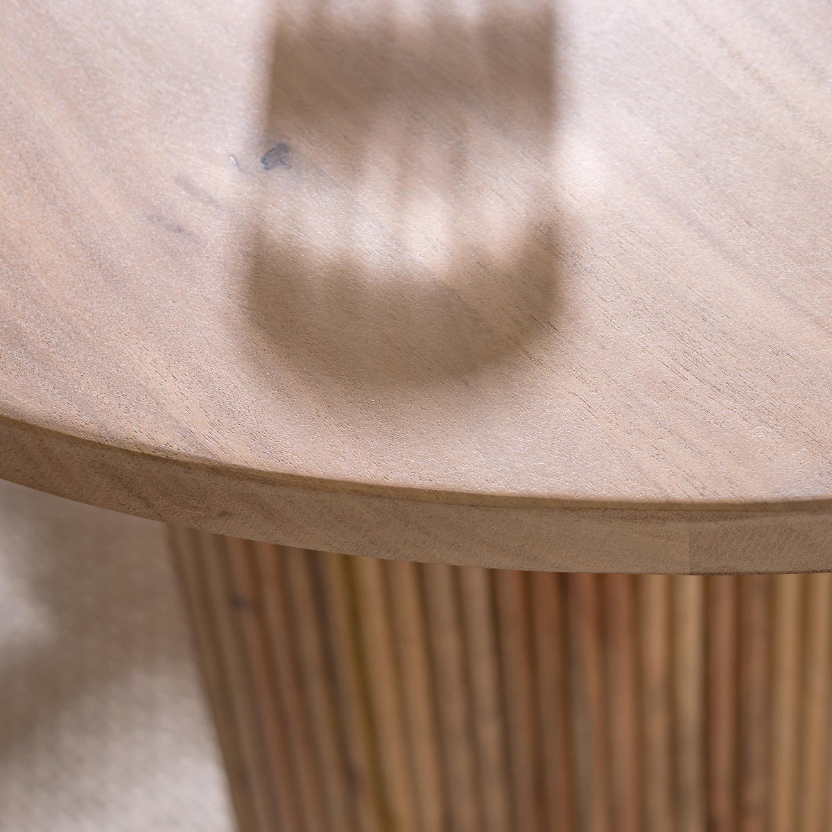 MASSIVER ESSTISCH - Akazie massiv - Braun/Akaziefarben, Akazienholz/Holz (100/200/76cm) - home24