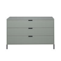 KOMMODE Erna 119x45x82 Pinie Green matt Lack - Grün, Holzwerkstoff (119/82/45cm) - 58aufmkessel
