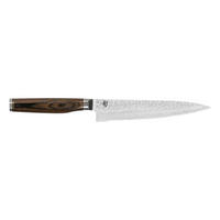 ALLZWECKMESSER Shun Premier Tim Mälzer mit Wellenschliff - Silberfarben, Metall (32cm) - Kai Messer