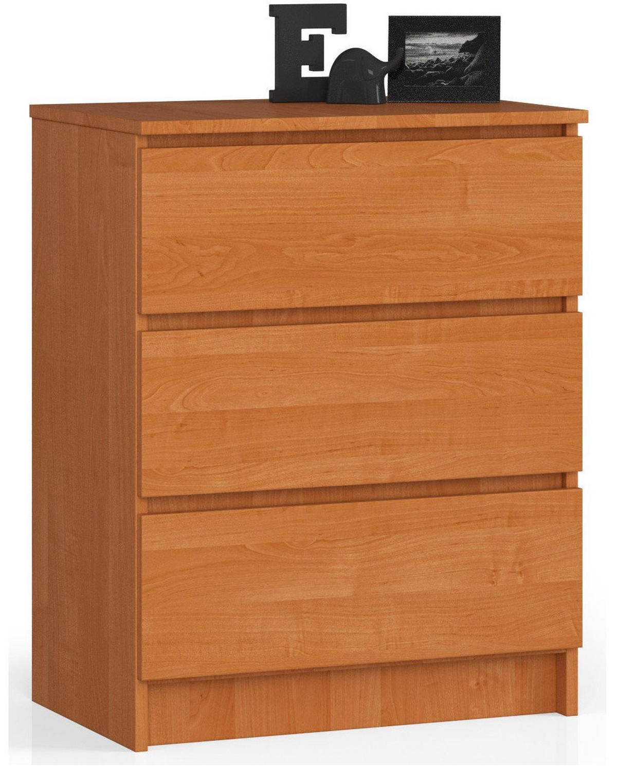 KOMMODE K60, Erle, 60x40x77 cm - Erlefarben, Holz (60/77/40cm) - Milordbikes