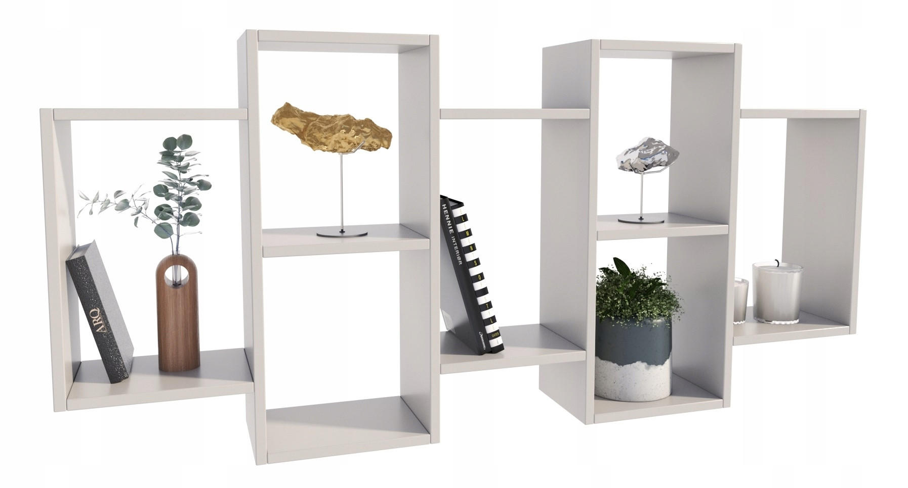 Matkam Möbel Wandregal Kaschmir 147x65x21 cm