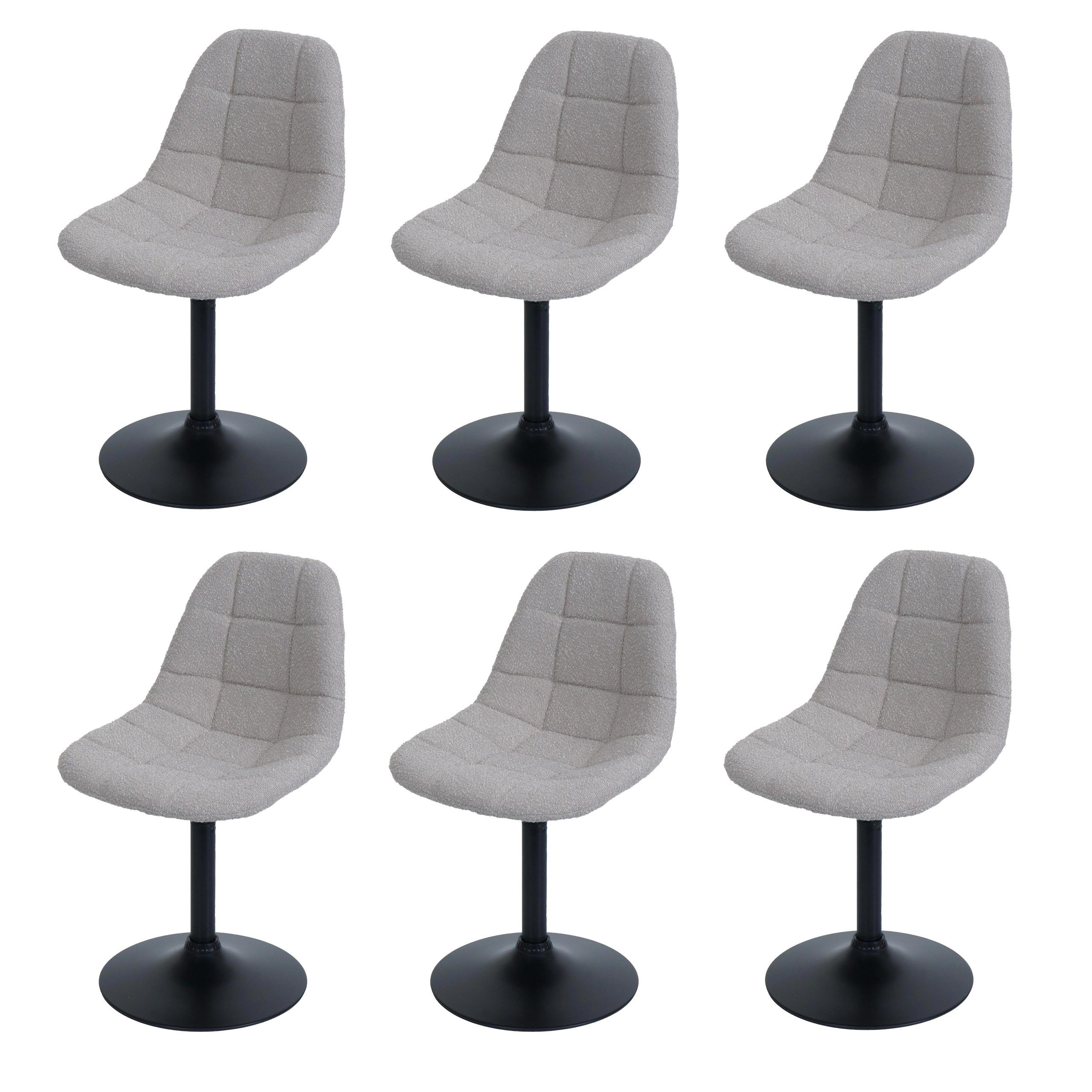Chefgastro Esszimmerstuhl Taupe 47x83x43 cm