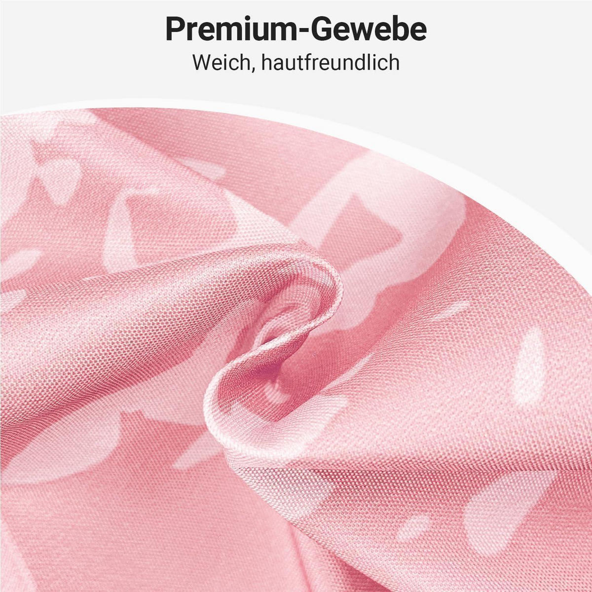 DUSCHVORHANG Rosa Blätter Linie 120 x 200 cm - Multicolor, Textil (120/200cm)