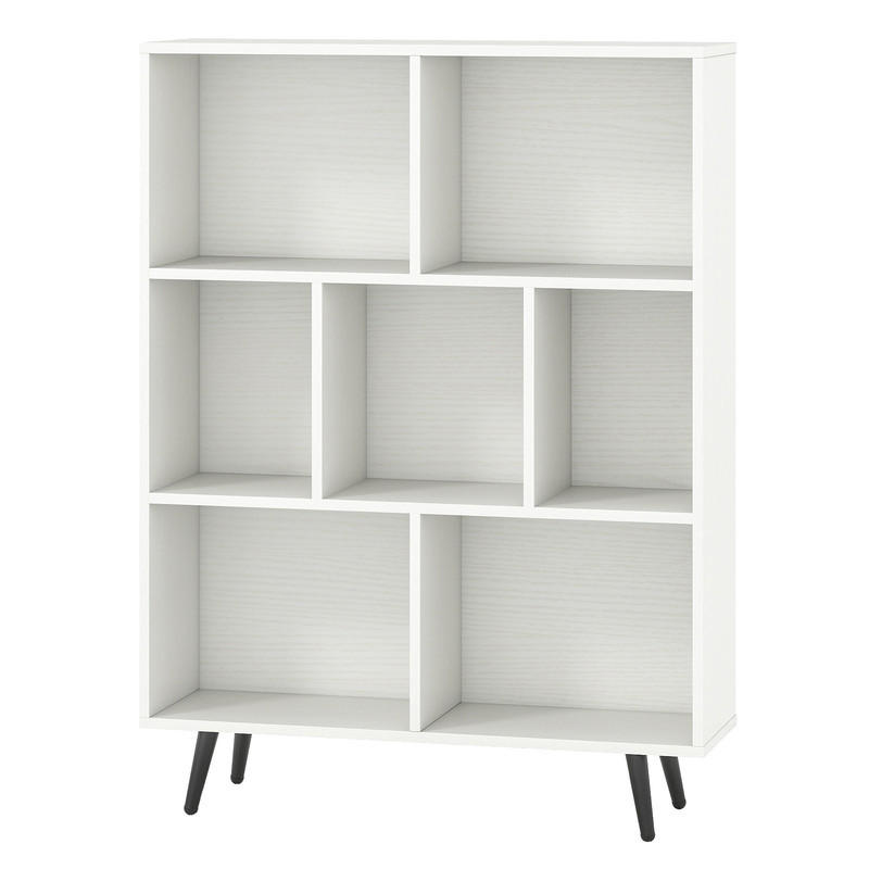 Costway Bücherregal Weiß 80x107x24 cm