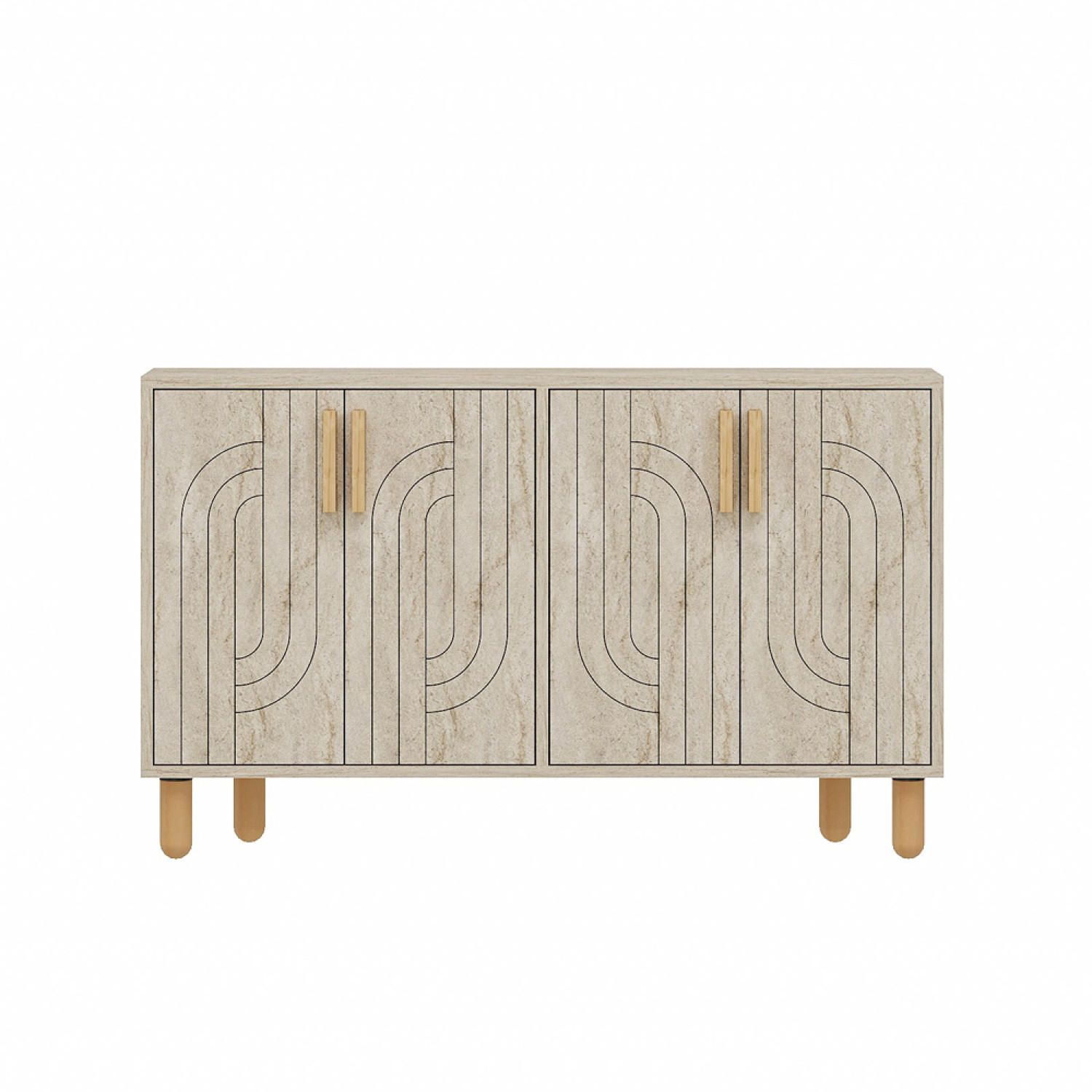 Concept Usine Sideboard Gold 120x29x73 cm