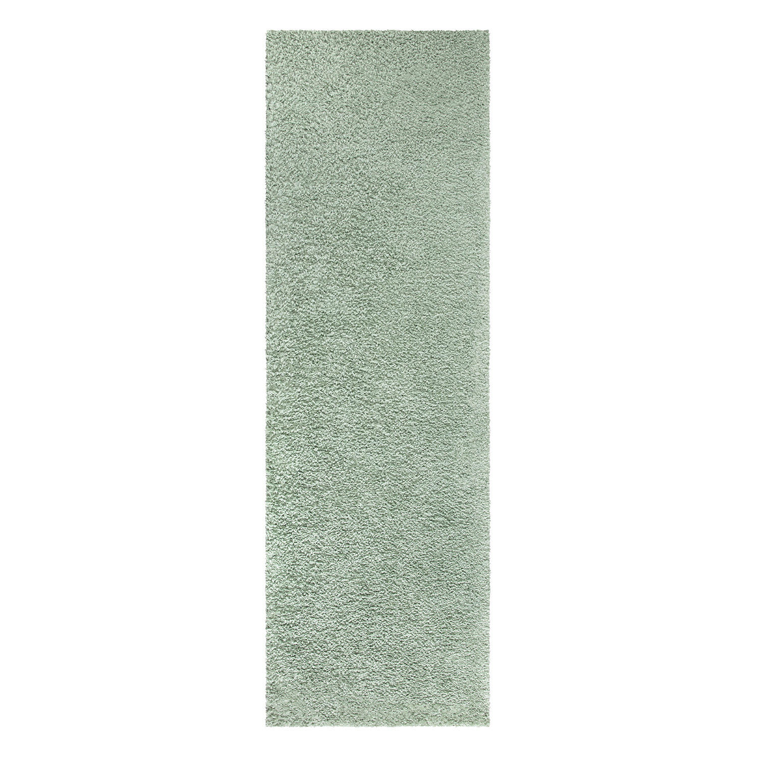 HOCHFLOR-TEPPICH City Shaggy 500 Grün 80x300 cm - Grün, Textil (80/300cm) - carpet city