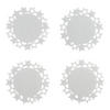 UNTERSETZER-SET Stille - Weiß, Textil (12.3/12.3cm) - home&you
