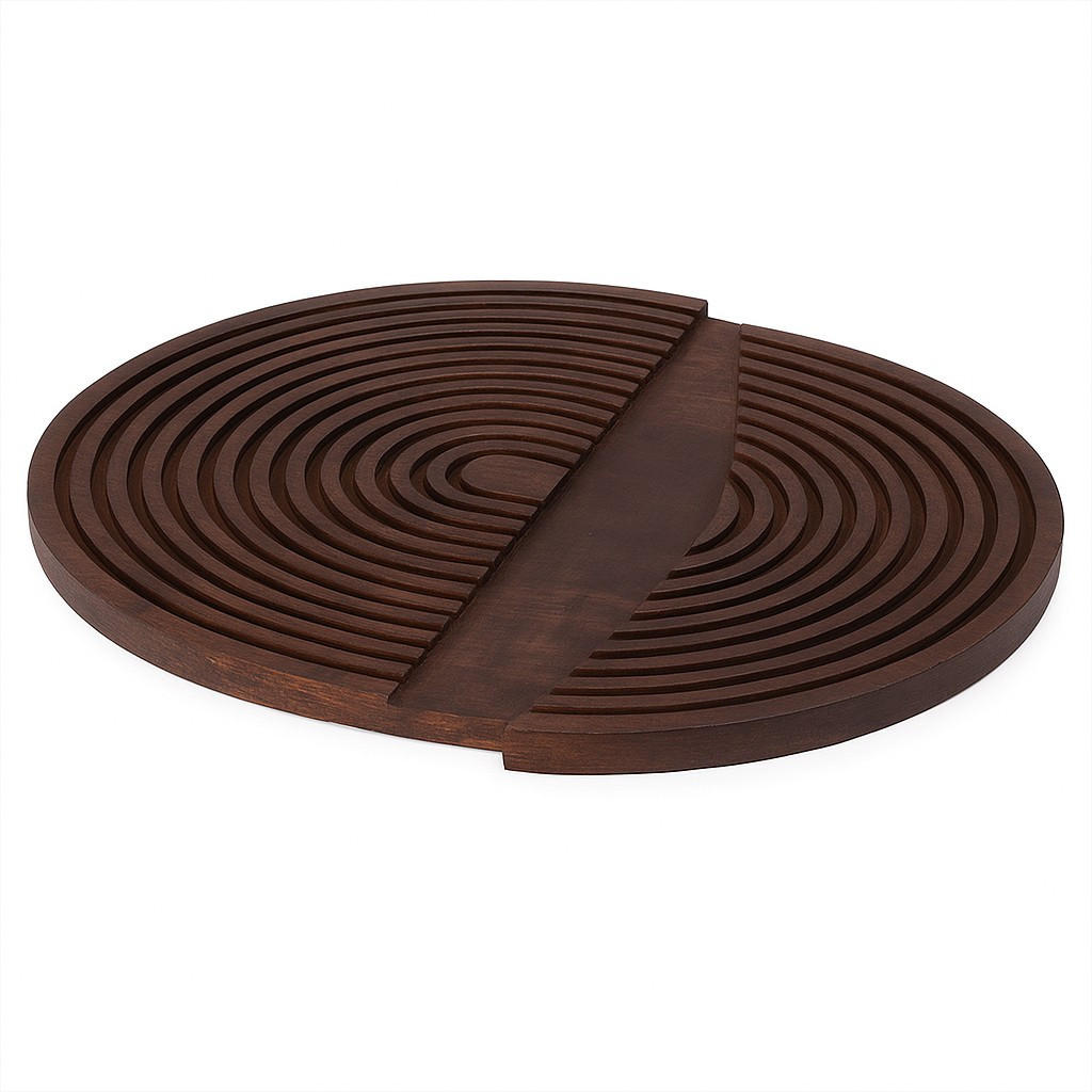 SCHNEIDEBRETT Mango 49/33 cm - Dunkelbraun, Holz (33/48.5cm) - Home Styling Collection