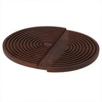 SCHNEIDEBRETT Mango 49/33 cm - Dunkelbraun, Holz (33/48.5cm) - Home Styling Collection