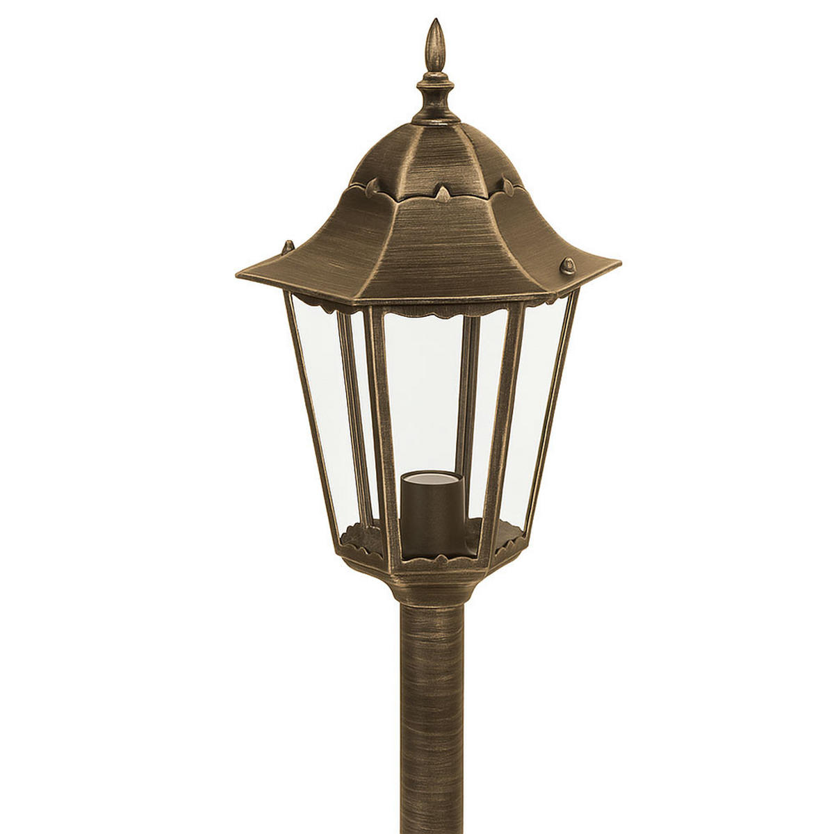 LED AUSSENSTEHLEUCHTE Alu-Druckguss Bronze - Bronzefarben, Metall (23.5/23.5/120cm)