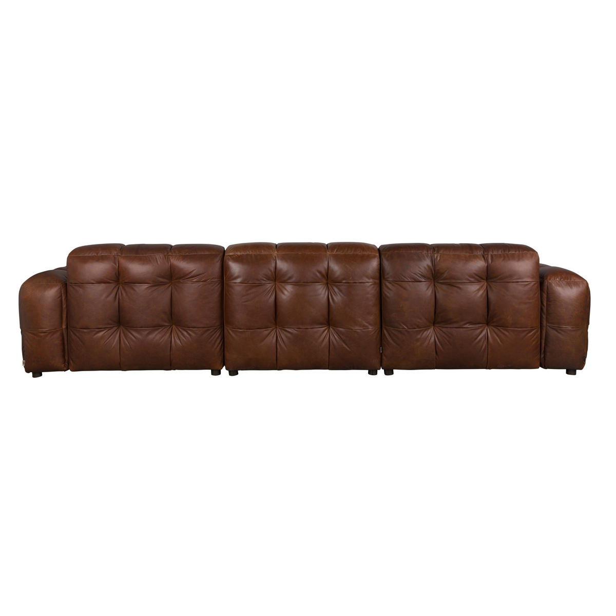 SOFA 4,5-SITZER Hackman Leder Chokolade/ Braun - Braun, Leder (364/84/102cm) - Dutchbone