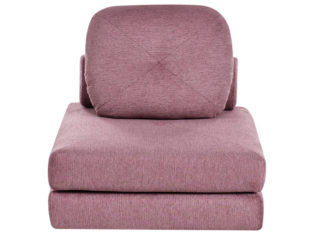 SCHLAFSOFA 81/182 cm Rosa Olden - Pink, Textil (81/54/91cm) - Beliani