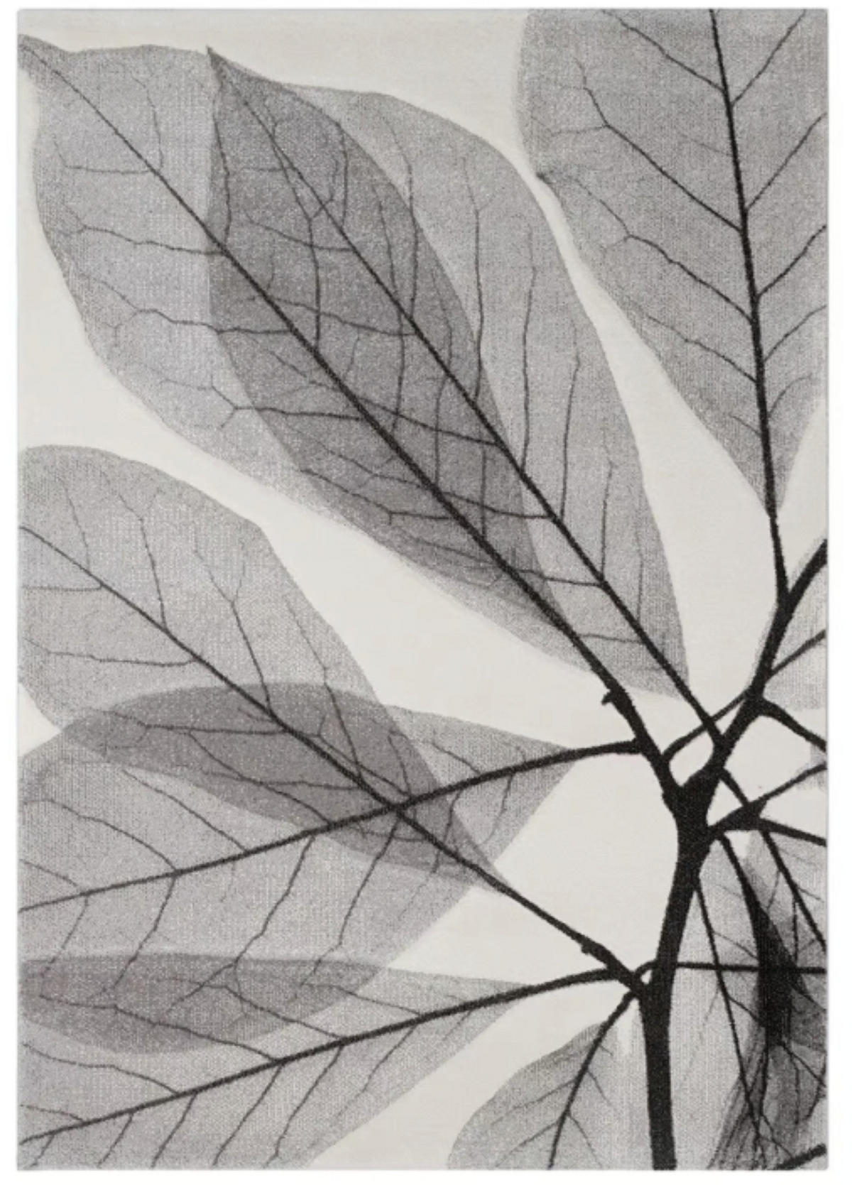 TEPPICH modern Flachgewebe NAGOYA Grau 133x190 cm - Grau, Textil (133/190cm) - Novatrend