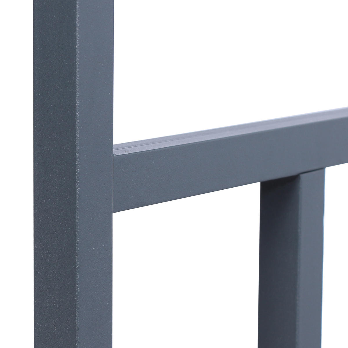 KAMINHOLZREGAL - Schwarz, Metall (83/185/187.5cm) - ML-DESIGN