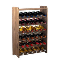 WEINREGAL Pinotwine C 87,2x63,2x26,5 cm 36 Flaschen Massives Kiefernholz Braun Geölt - Braun, Holz (63.2/87.2/26.5cm) - PROREGAL