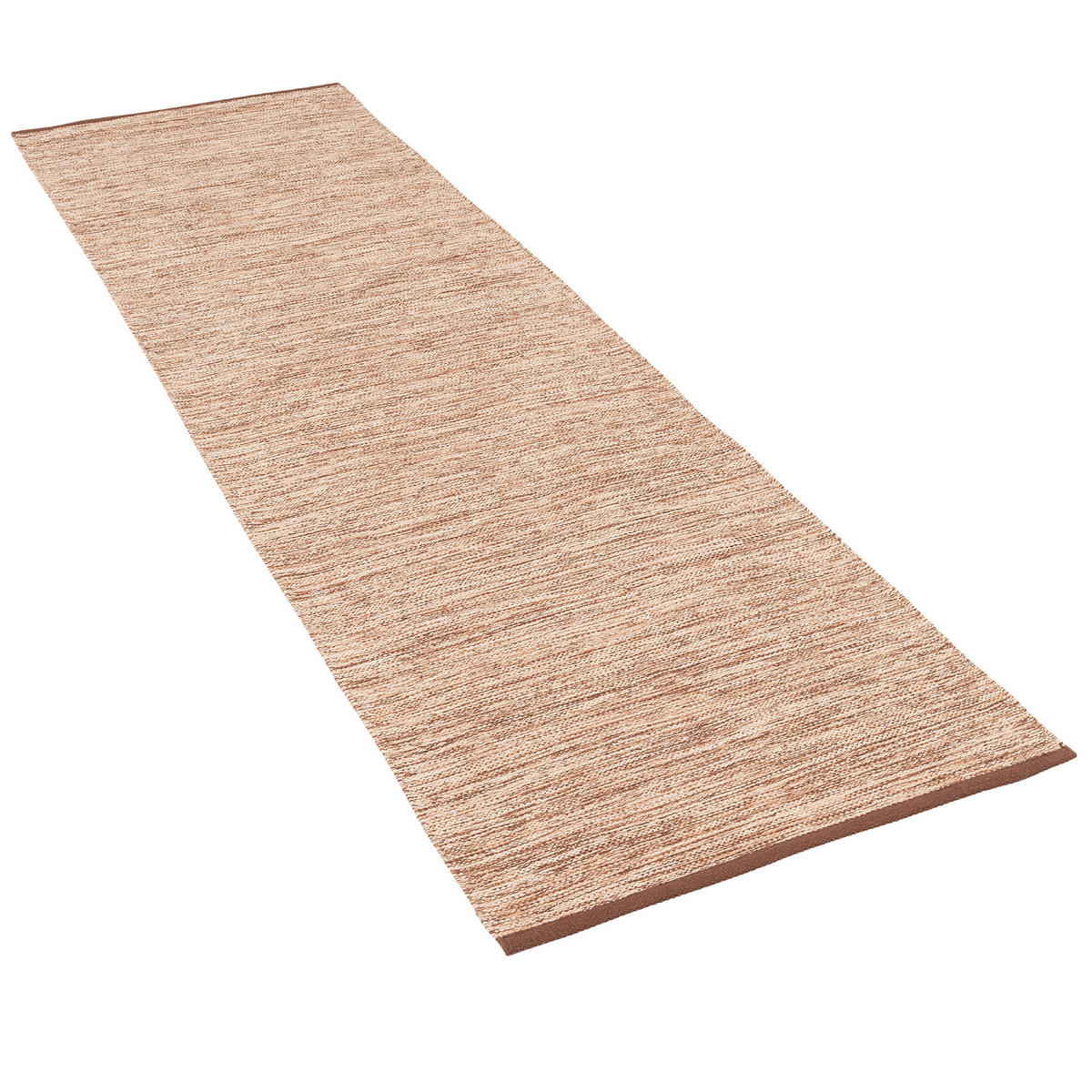 BAUMWOLLE KELIM TEPPICH LÄUFER EASY - Beige, Textil (70/140cm) - Pergamon