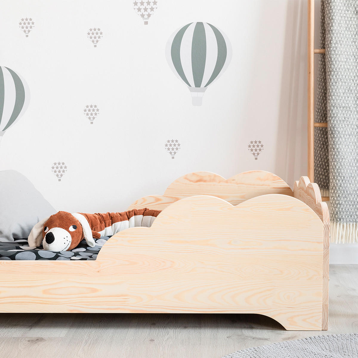 POSTEL 90/190 Josy Přírodní dřevo - hnědá, dřevo (90/190cm) - Petits-meubles