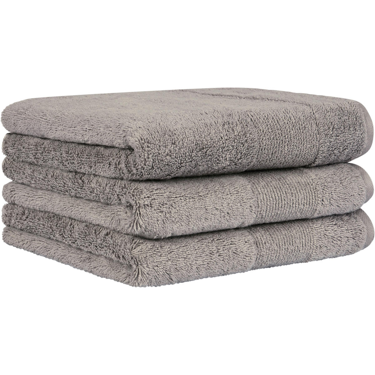 HANDTÜCHER THE LUXURY 5000 GRAPHIT - 779 - Braun, Textil (80/150cm) - Cawö