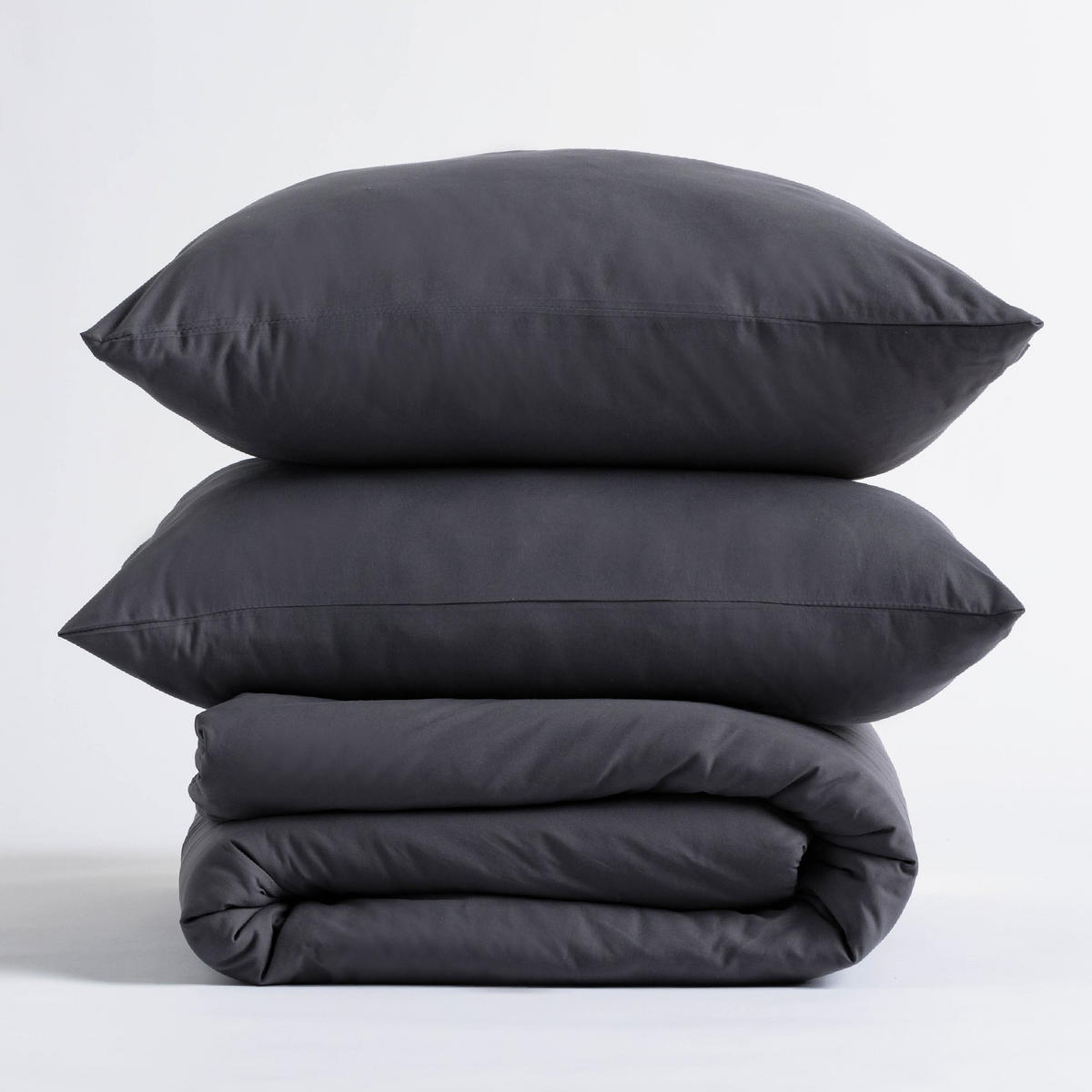 BETTWÄSCHE Micros - Dunkelgrau, Textil (140/200cm) - home&you