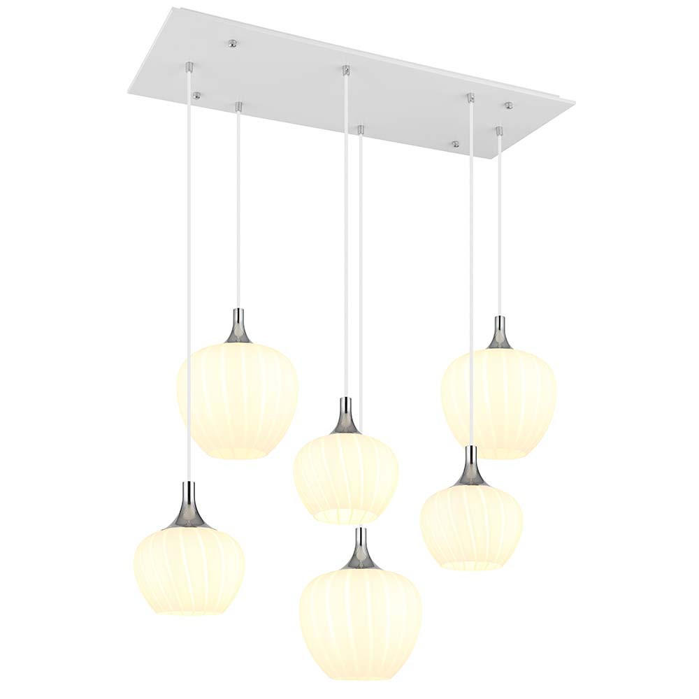 Globo Lighting Hängeleuchte Weiß 42x120x86 cm