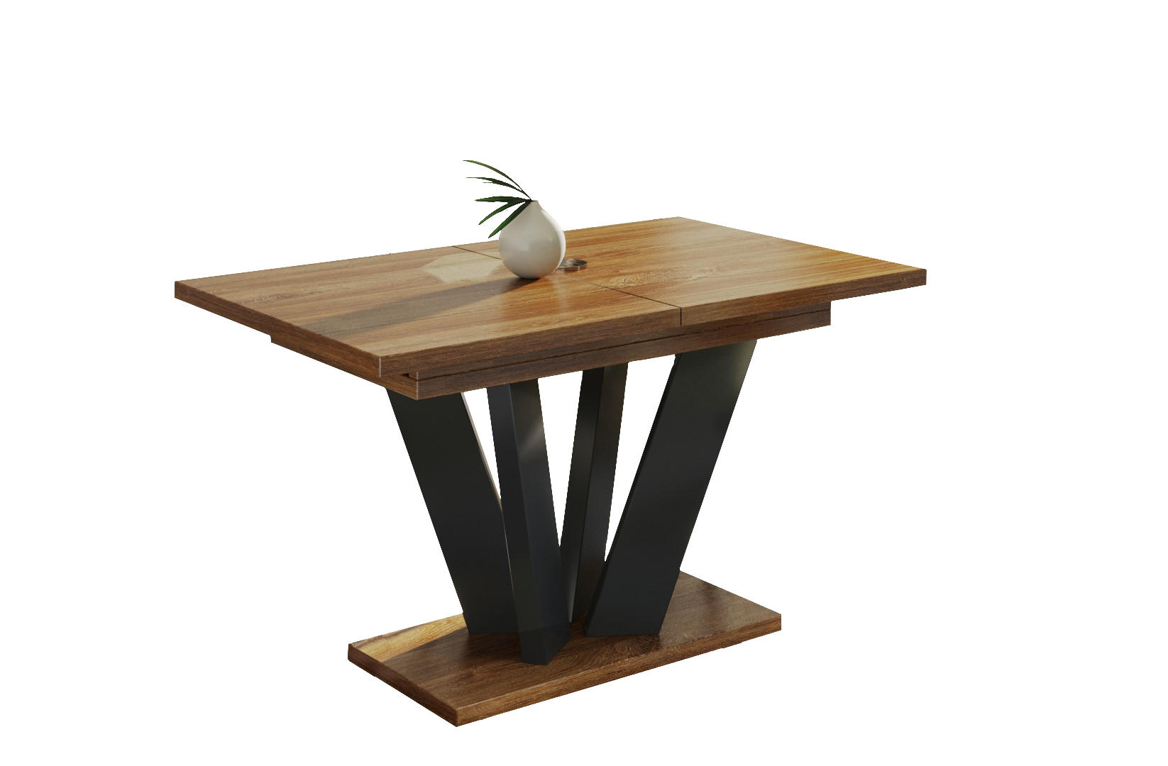 ESSTISCH Alex ausziehbar - Eiche San Remo, Holzwerkstoff (130/80/80cm) - Endo-Moebel