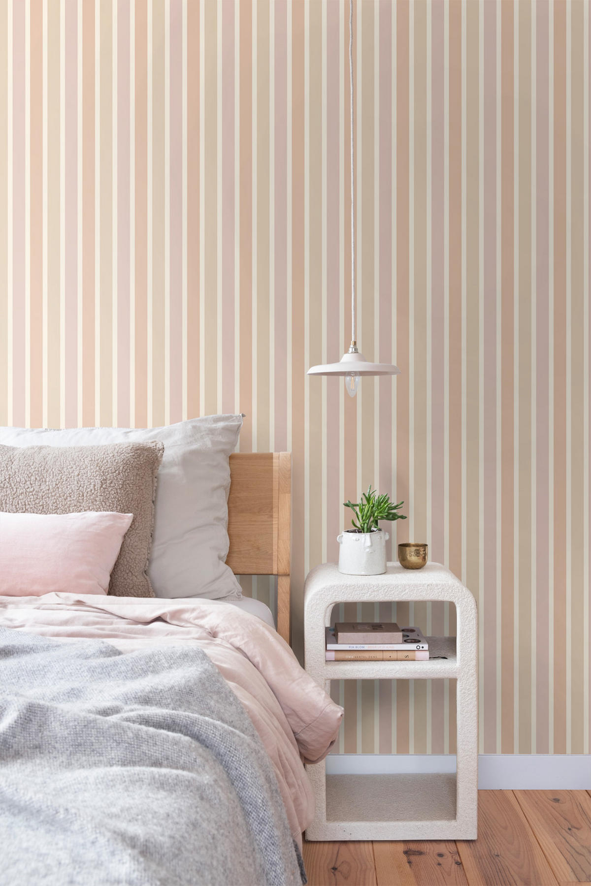 TAPETE Streifen 50 x 900 cm - Beige, Papier (50/900cm) - ESTAhome