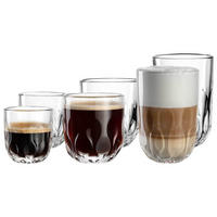 BARISTA-SET (3) Gocce transparent 6er Set - Transparent, Glas (1/1/1cm) - Leonardo Living
